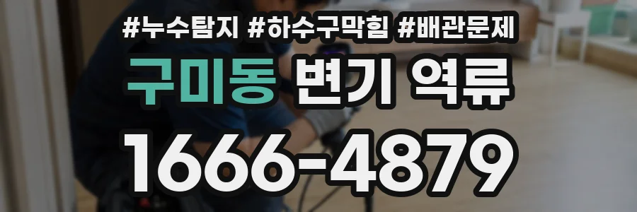 구미동 변기 역류