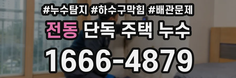 전동 단독 주택 누수