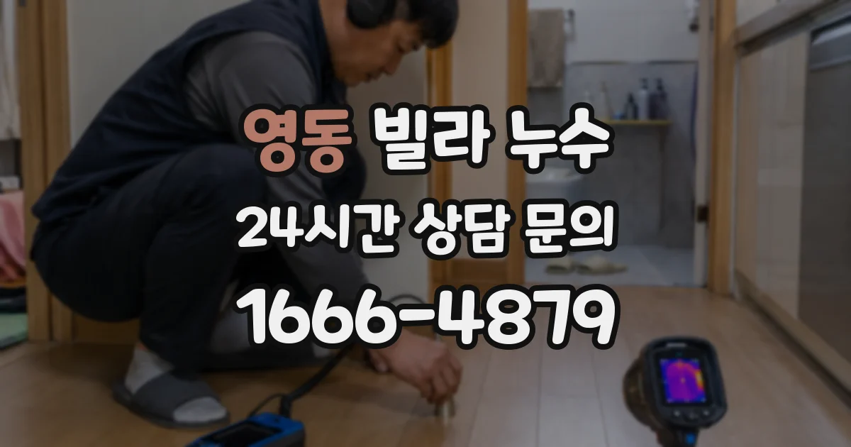 영동 빌라 누수