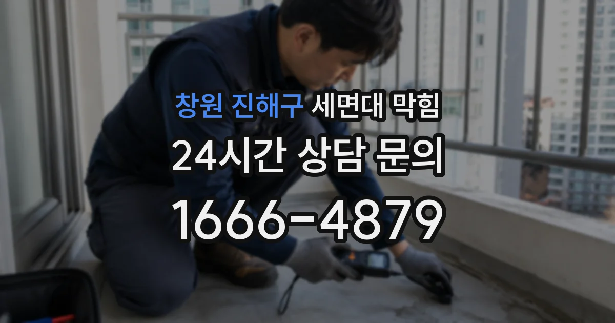 창원 진해구 세면대 막힘