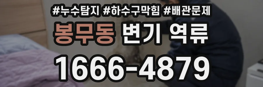 봉무동 변기 역류