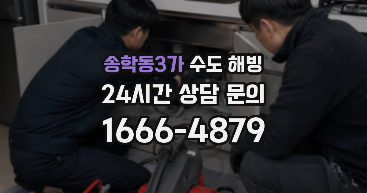 송학동3가 수도 해빙