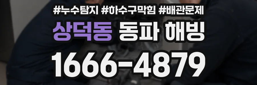상덕동 동파 해빙