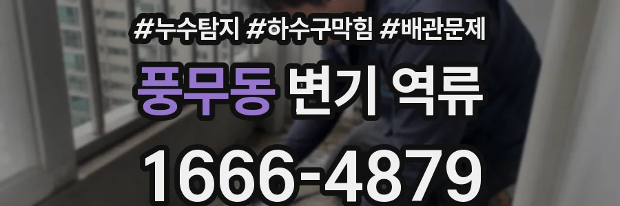 풍무동 변기 역류