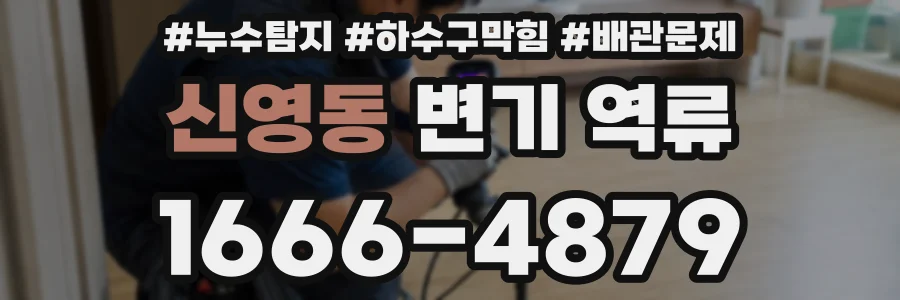 신영동 변기 역류