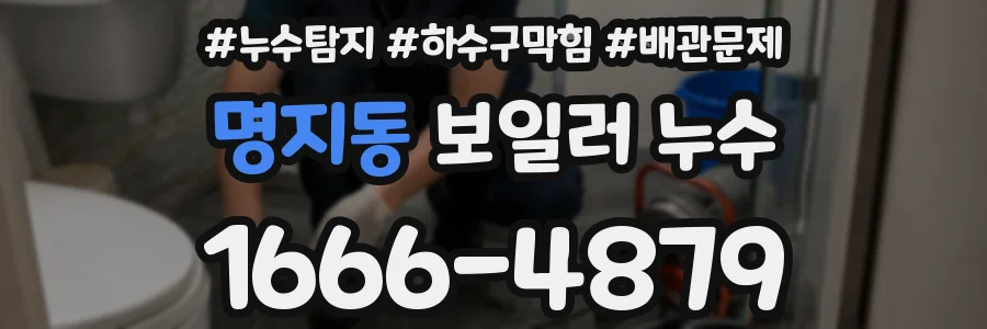 명지동 보일러 누수
