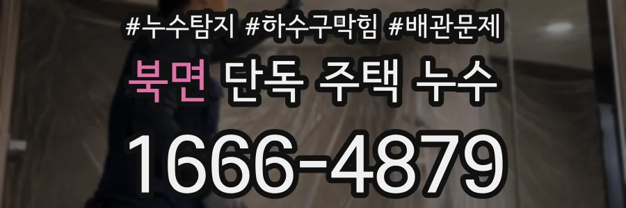 북면 단독 주택 누수