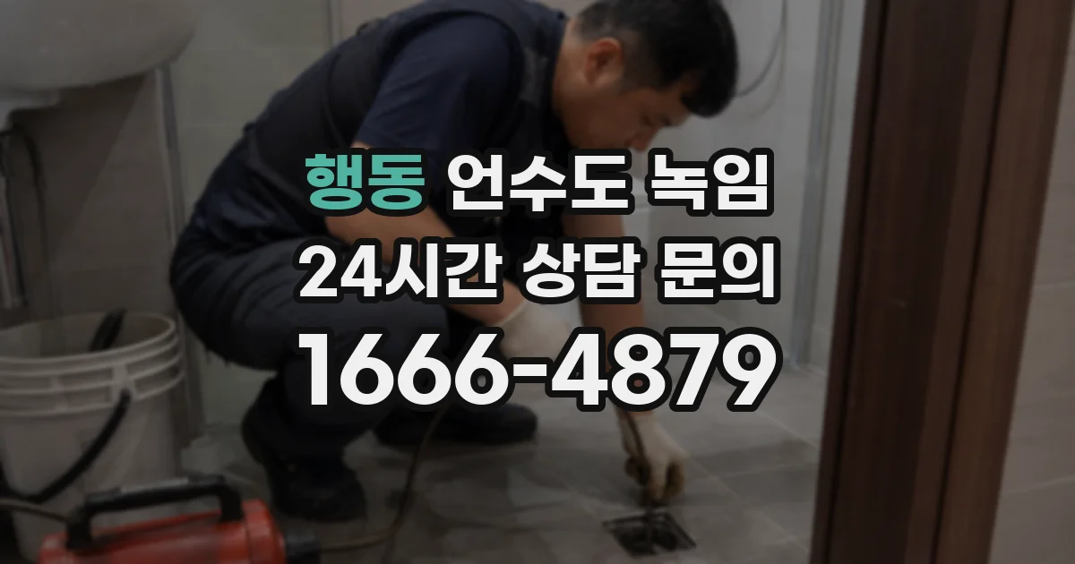 행동 언수도 녹임