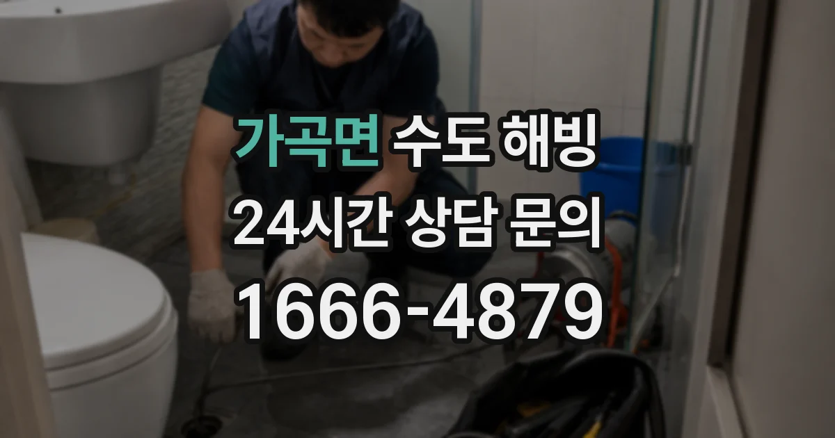 가곡면 수도 해빙