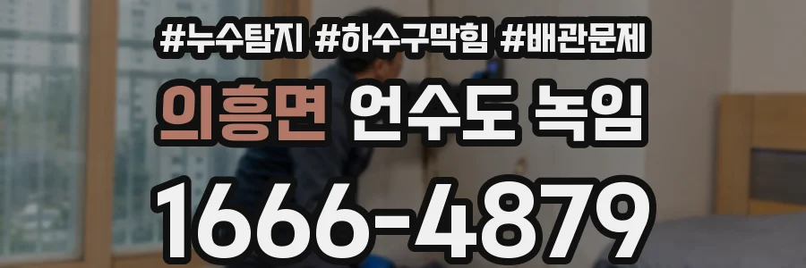 의흥면 언수도 녹임