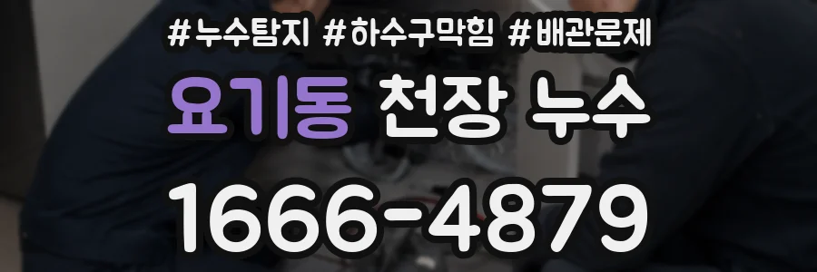 요기동 천장 누수