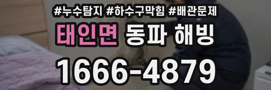 태인면 동파 해빙
