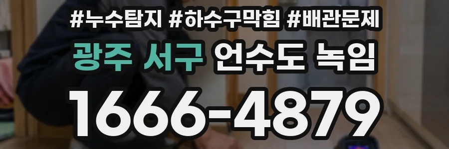 광주 서구 언수도 녹임