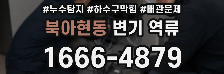 북아현동 변기 역류
