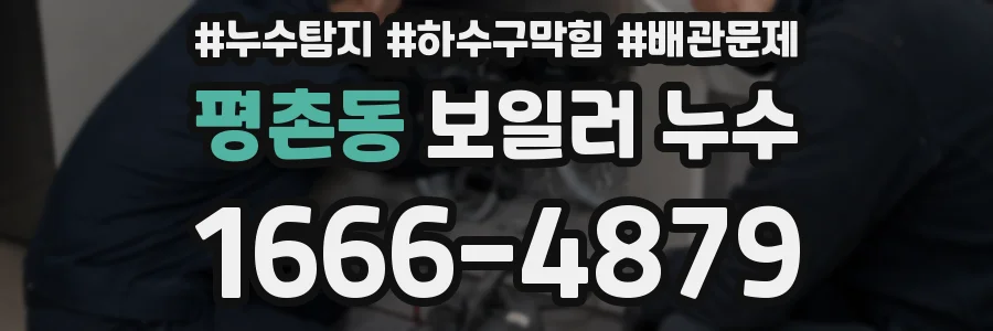 평촌동 보일러 누수