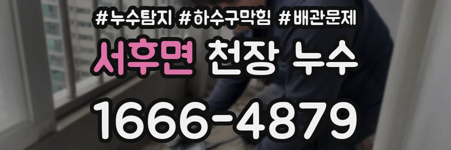 서후면 천장 누수