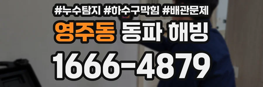 영주동 동파 해빙