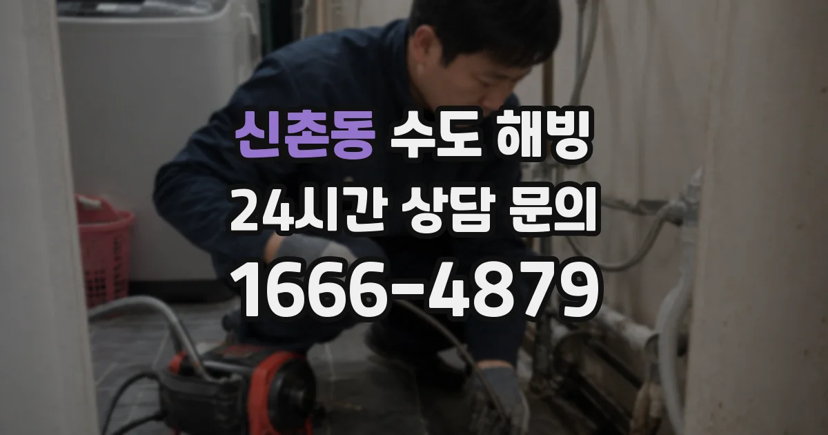 신촌동 수도 해빙