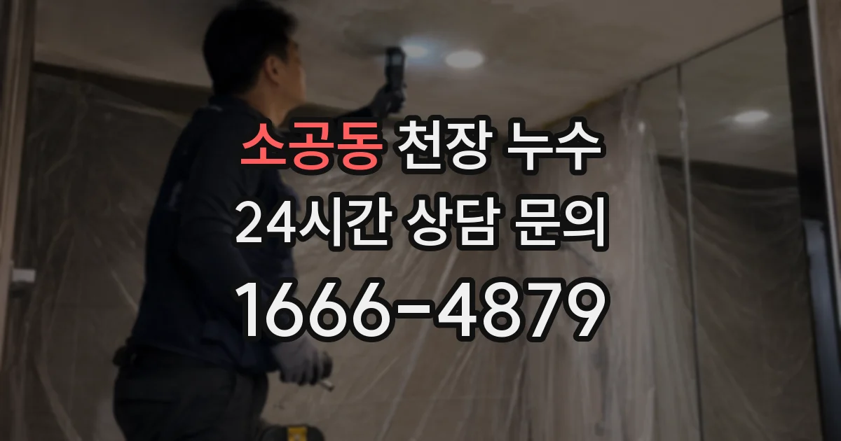 소공동 천장 누수