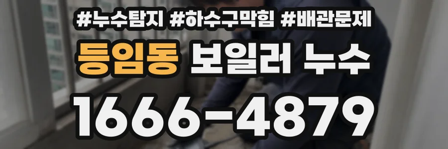 등임동 보일러 누수