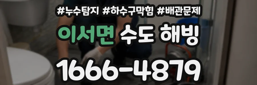 이서면 수도 해빙