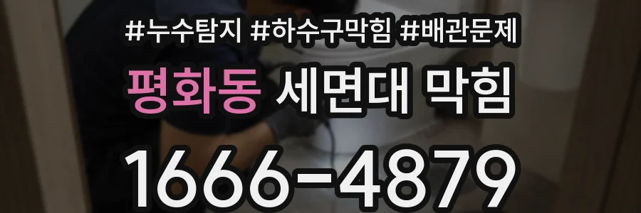 평화동 세면대 막힘