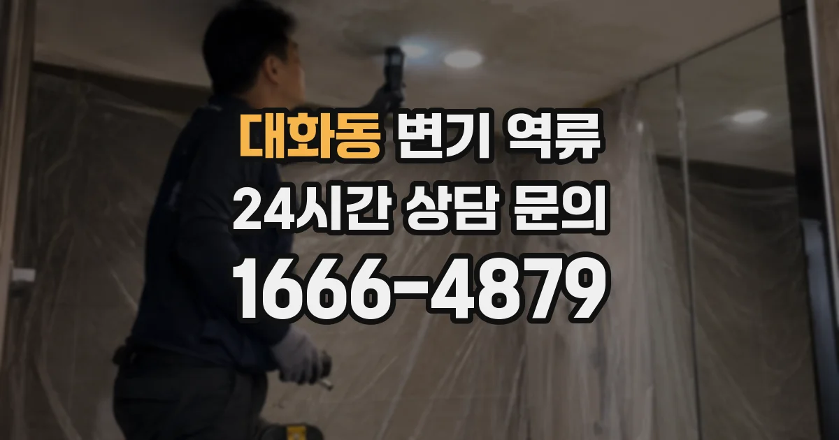 대화동 변기 역류
