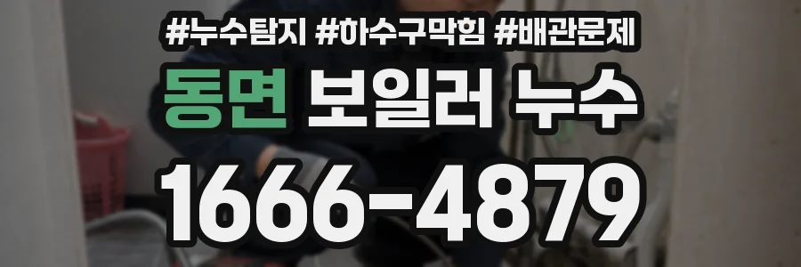 동면 보일러 누수