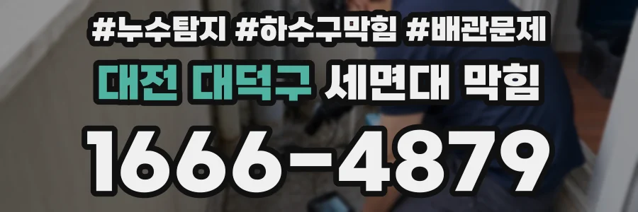 대전 대덕구 세면대 막힘