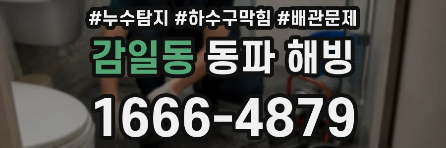 감일동 동파 해빙