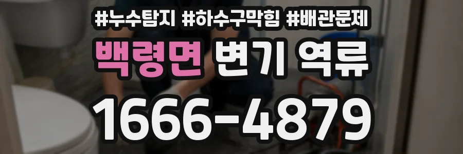 백령면 변기 역류