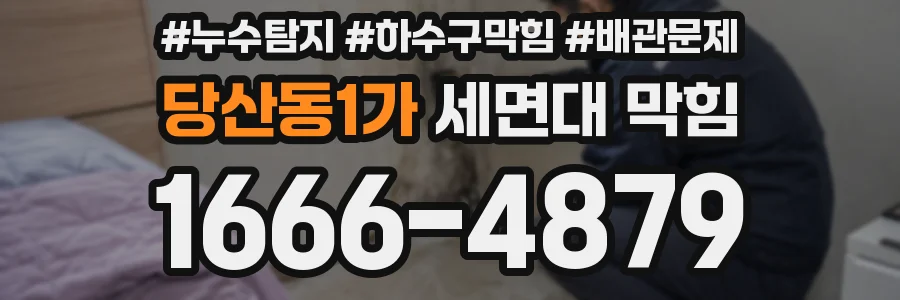 당산동1가 세면대 막힘