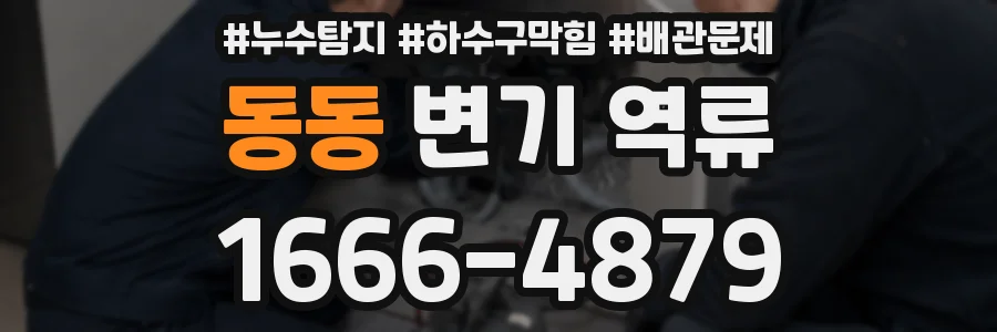 동동 변기 역류