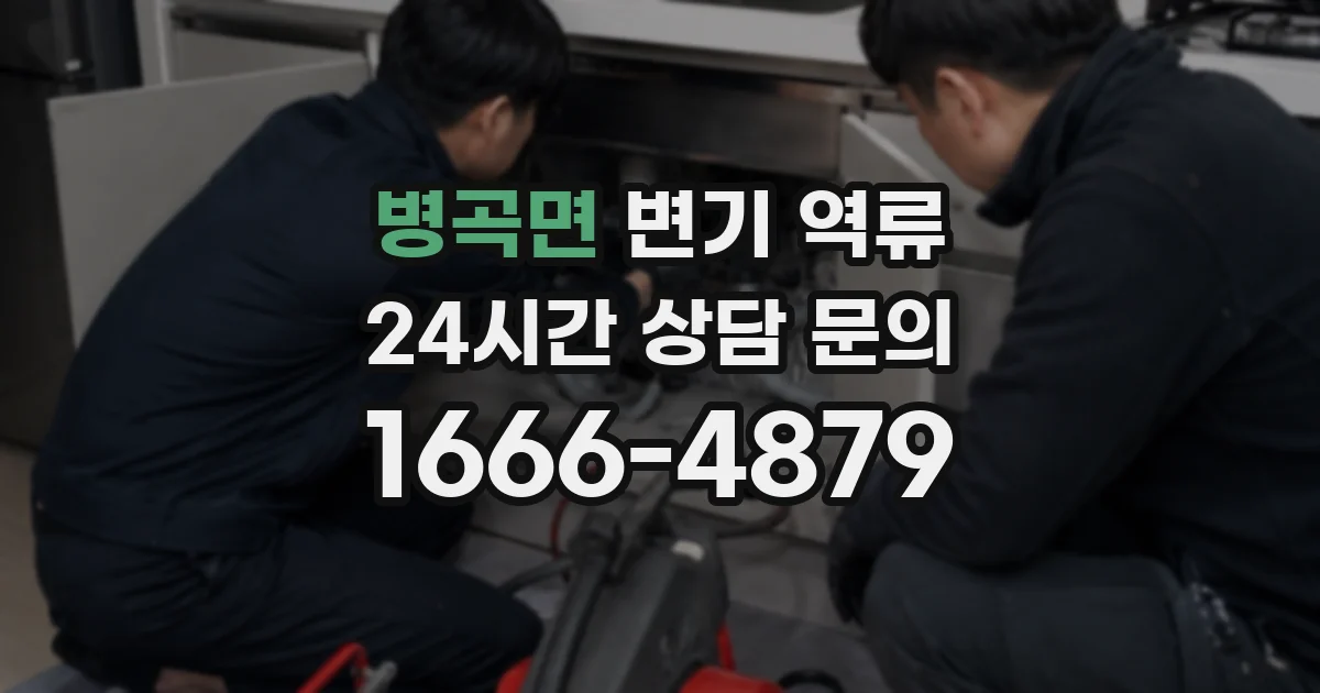 병곡면 변기 역류