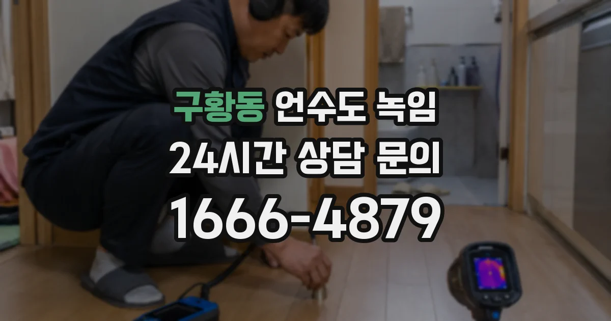구황동 언수도 녹임