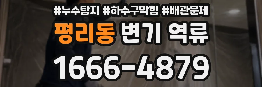 평리동 변기 역류