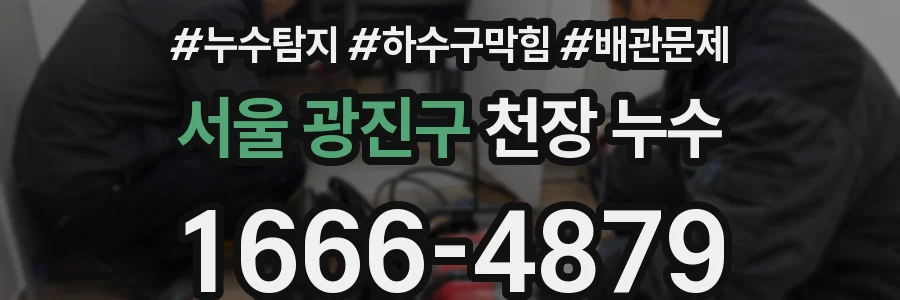 서울 광진구 천장 누수