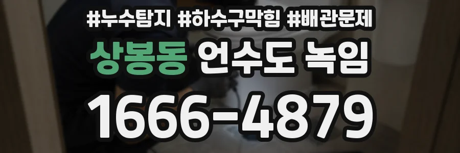 상봉동 언수도 녹임