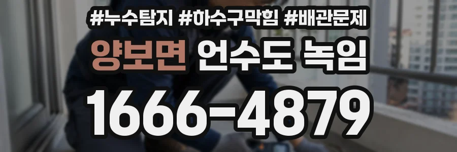양보면 언수도 녹임