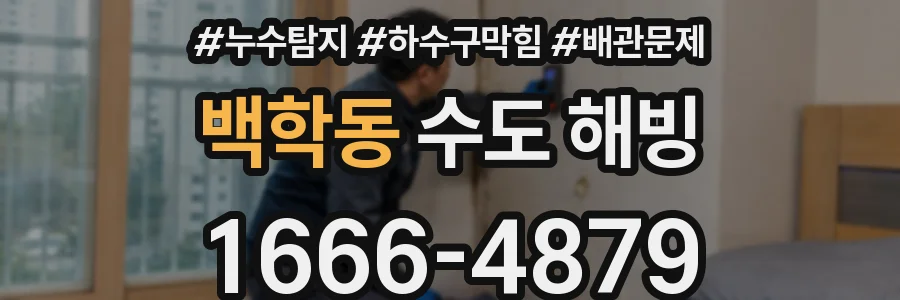 백학동 수도 해빙