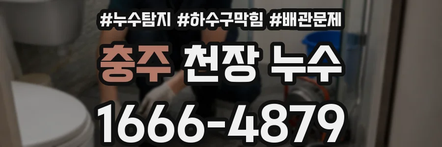 충주 천장 누수