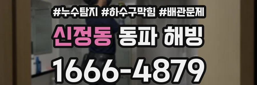 신정동 동파 해빙