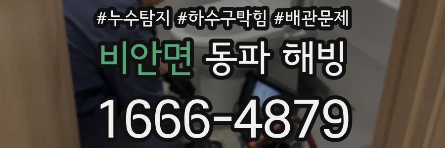 비안면 동파 해빙