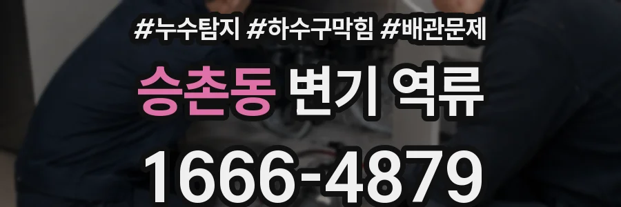 승촌동 변기 역류