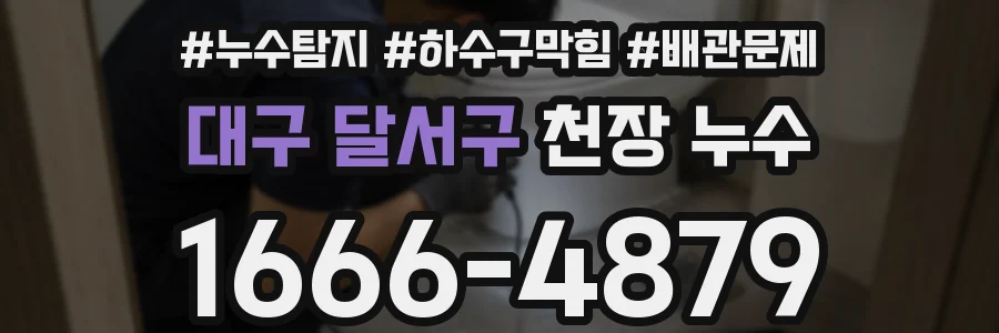 대구 달서구 천장 누수