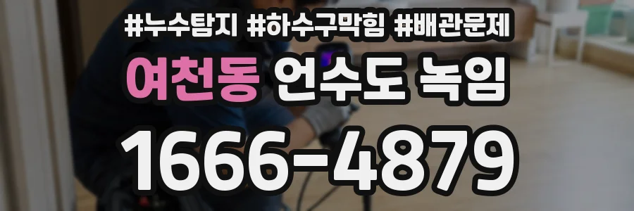여천동 언수도 녹임