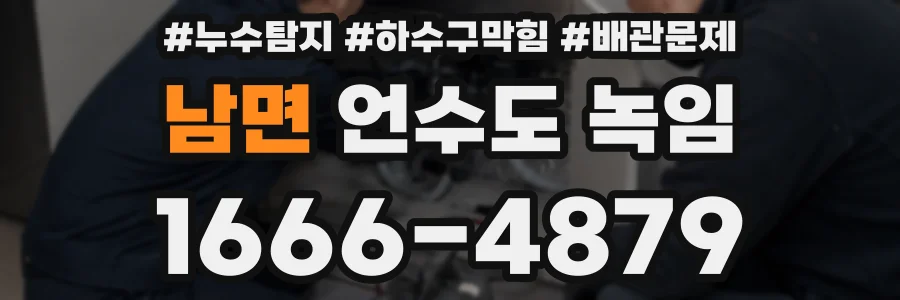 남면 언수도 녹임