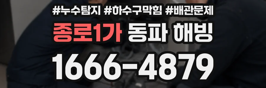 종로1가 동파 해빙