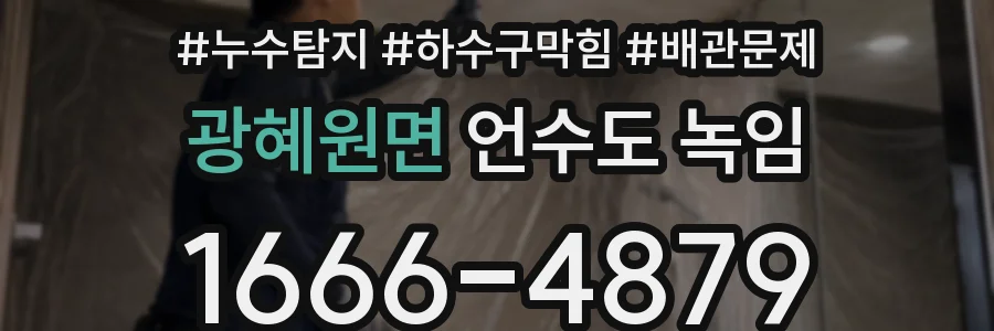 광혜원면 언수도 녹임