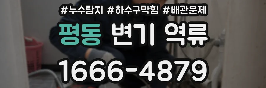 평동 변기 역류